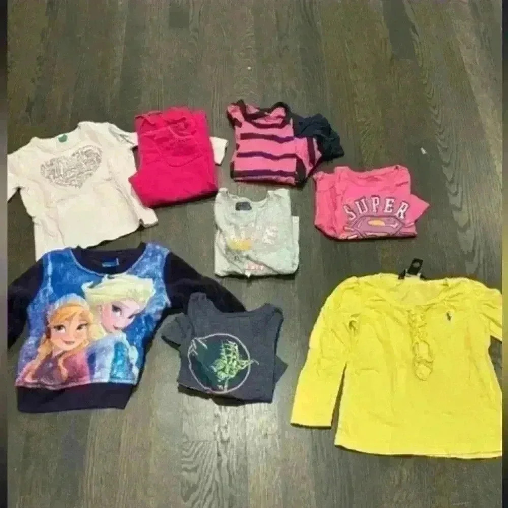 BUNDLE KIDS SIZE 3 - 1 dress, 6 tops, 1 pants DISNEY, SPLENDID, RALPH LAUREN